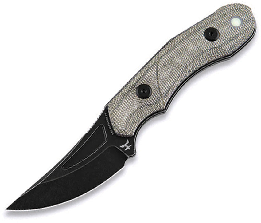 Fanglet Fixed Blade Grn Mic