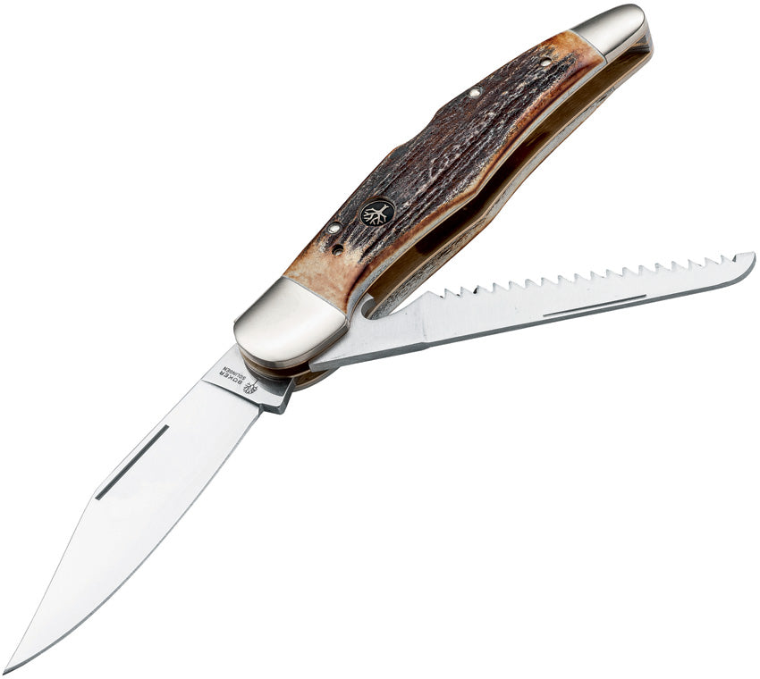 Folding Hunter Double Lockback