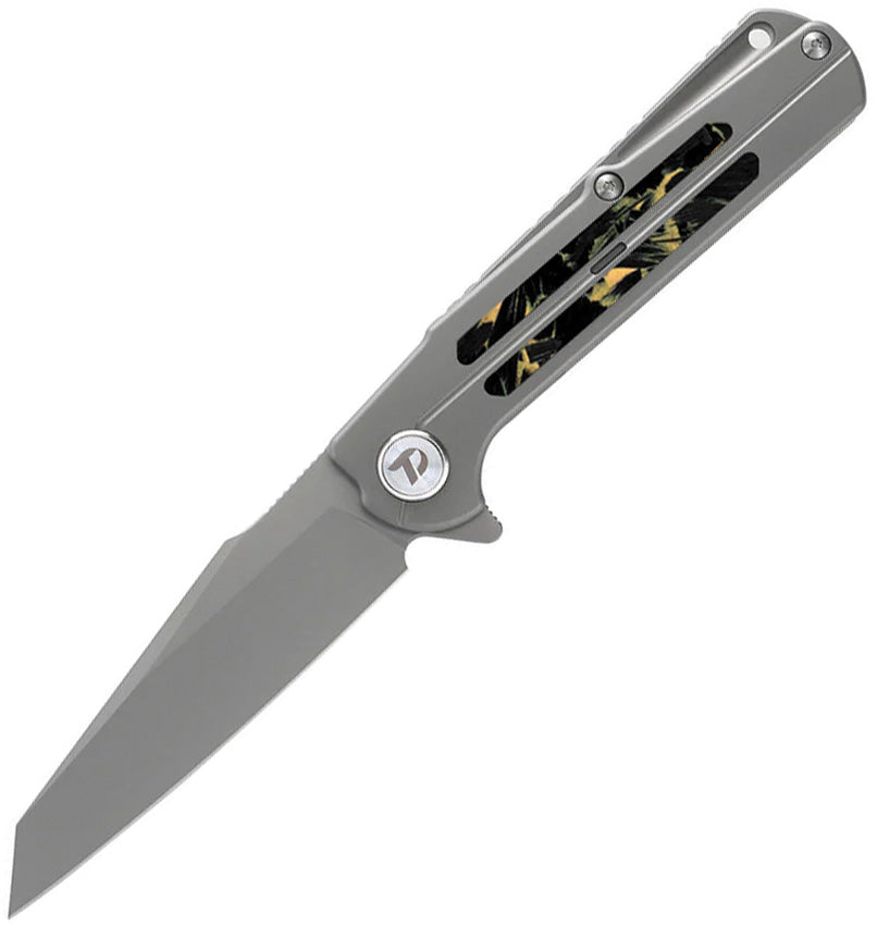Framelock Ti/CF Yellow