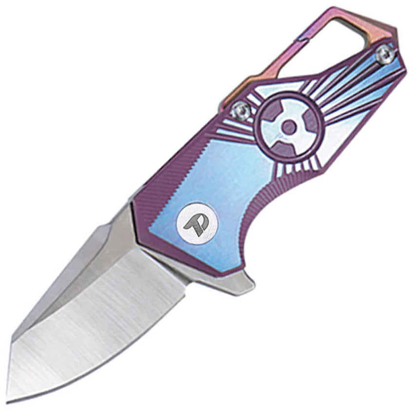 Framelock Ti Purple/Blue