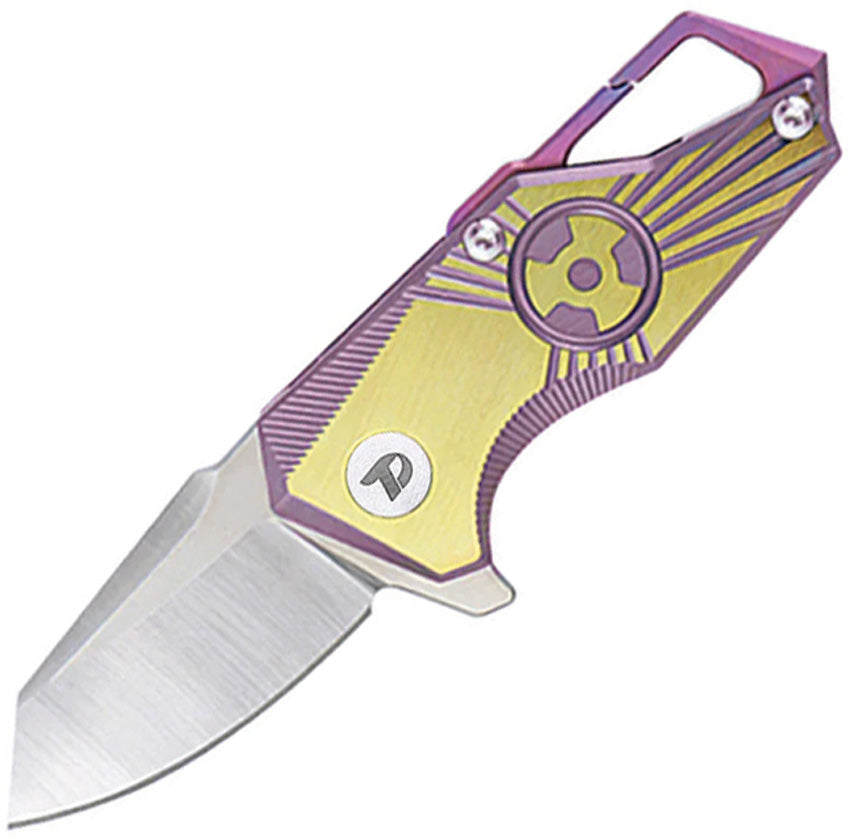 Framelock Ti Purple/Gold