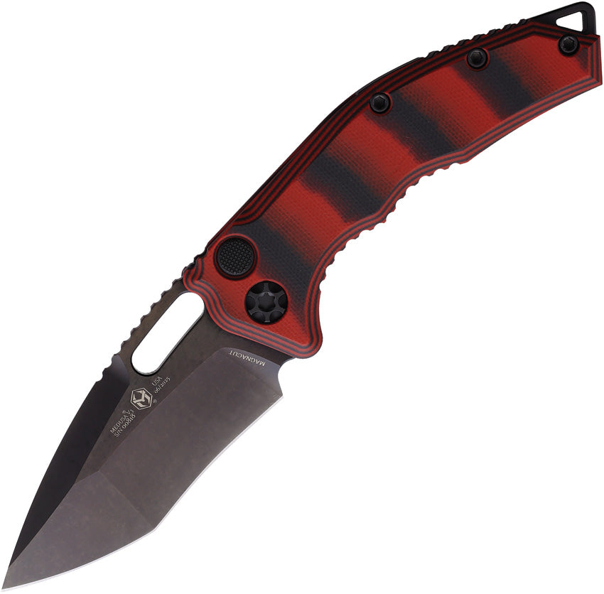 Auto Medusa Button Lock Red