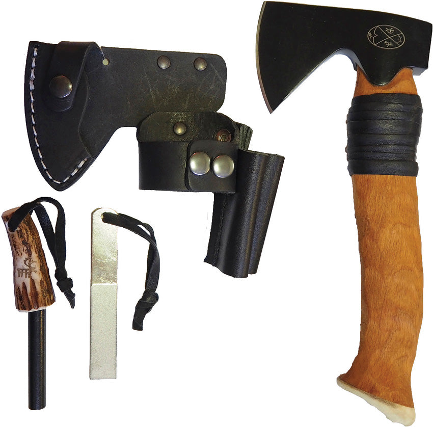 Bushcraft Axe Carbon Black Set