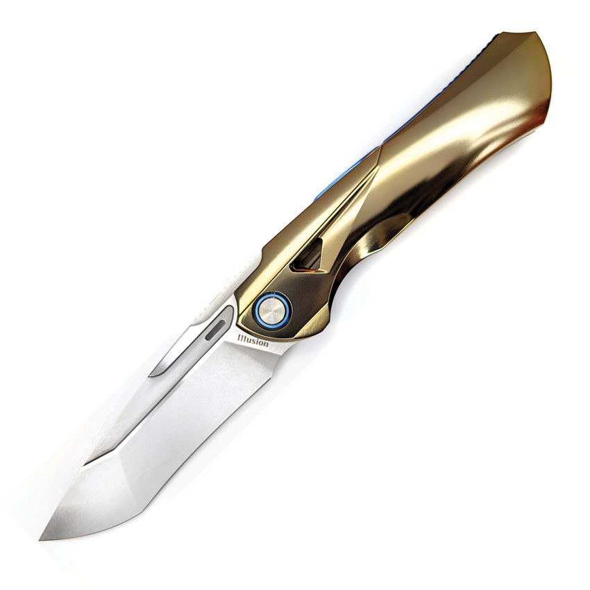 Illusion Framelock Gold Ti