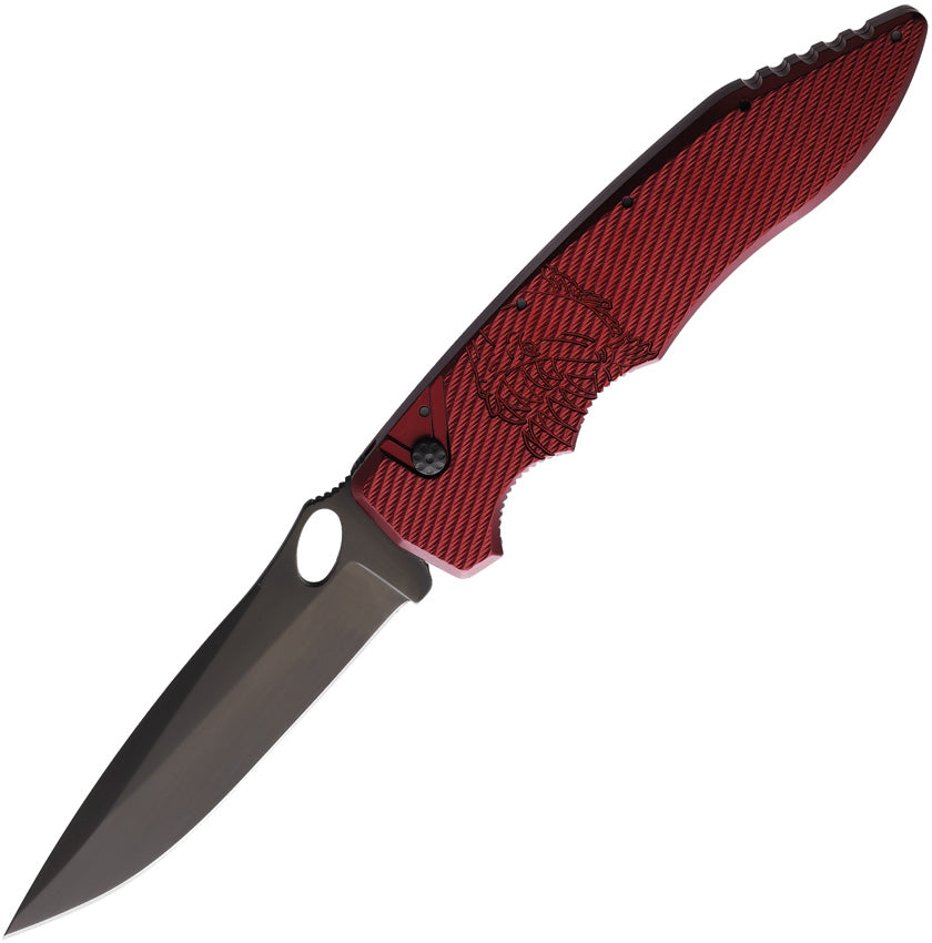 Auto Predator Button Lock Red Sold out